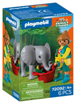 Playmobil Zoo: Słoniątko i opiekun 72092