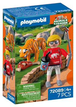Playmobil Zoo Tygrys i odwiedzający 72089