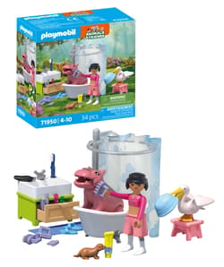 Galeria - zdjęcie nr. 3 - Playmobil Zwierzęta w kąpieli 71950