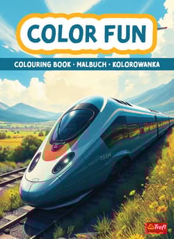 Pociągi i samoloty. Kolorowanka. Malbuch. Colouring book - Opracowanie Zbiorowe