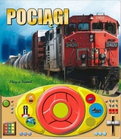 Pociągi + kierownica książeczka dźwiękowa