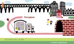 Pociągiem Historia bez słów - Bourgeau Vincent