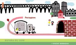 Pociągiem Historia bez słów - Bourgeau Vincent