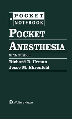Pocket Anesthesia - Urman Richard D.