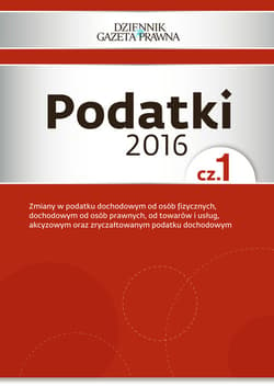 Podatki 2016  Część 1