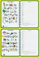 Podkładka na biurko. Alfabet polski