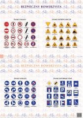 Podkładka na biurko. Bezpieczny rowerzysta