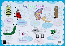 Podkładka na biurko. Esy floresy szlaczki