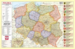 Galeria - zdjęcie nr. 4 - Podkładka na biurko - Mapa fizyczno-admini. Polska