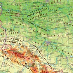 Galeria - zdjęcie nr. 3 - Podkładka na biurko - Mapa fizyczno-admini. Polska