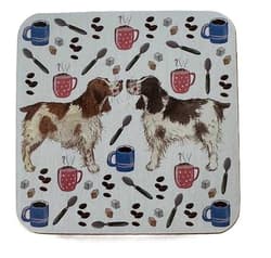 Podkładka pod kubek C248 Psy i kawa