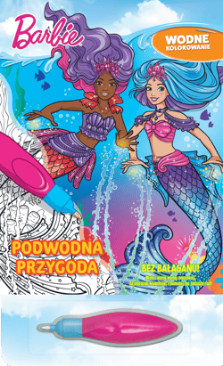 Podwodna przygoda. Barbie. Wodne kolorowanie - Praca zbiorowa