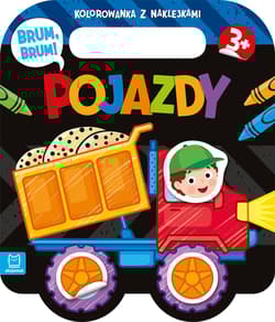 Pojazdy. Brum, brum! Kolorowanka z naklejkami