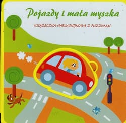 Pojazdy i mała myszka Książeczka harmonijkowa z puzzlami