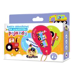 Pojazdy karty obrazkowe na sznureczku czuczu - Opracowanie Zbiorowe
