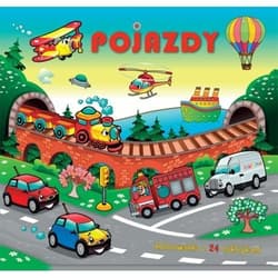Pojazdy. Kolorowanka z 24 naklejkami - Praca zbiorowa