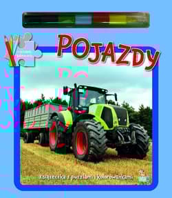 Pojazdy. Książeczki z puzzlami, kolorowankami i kolorową kredką - Małgorzata Ewa Skibińska