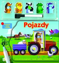 Pojazdy. Przypinaj, rysuj i zmazuj