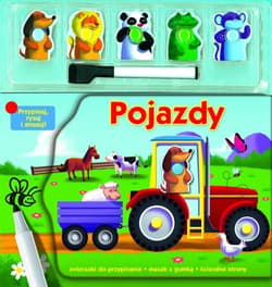 Pojazdy. Przypinaj, rysuj i zmazuj