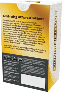 Galeria - zdjęcie nr. 2 - Pokémon TCG: 30th Celebration - Booster Bundle