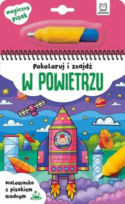 Pokoloruj i znajdź w powietrzu Malowanka z pisakiem wodnym
