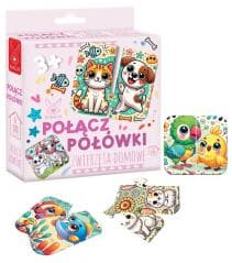 Połącz połówki Zwierzęta domowe 3+