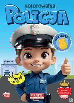 Policja. Kolorowanka z naklejkami - Agata Niemirska