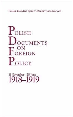 Polish Documents on Foreign Policy. 24 October 1938 - 30 September 1939 - Włodzimierz Borodziej