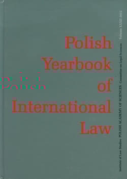 Polish Yearbook of International Law
