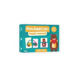 Połóweczki. Znajdź i dopasuj! Auto i miś