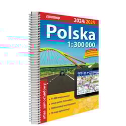 Polska Atlas Samochodowy 1:300 000 2024/2025
