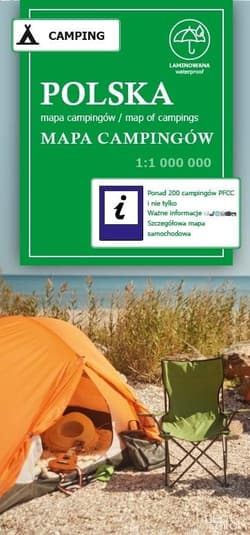 Polska campingów 1:1 000 000 - Praca zbiorowa