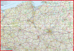 Galeria - zdjęcie nr. 2 - Polska laminowana mapa samochodowa 1:1 000 000