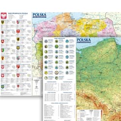 Polska mapa ogólnogeo. i administr. 1:1 400 000 B2 - Praca zbiorowa
