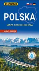 Polska - mapa samochodowa w.2026 1:650 000 - Praca zbiorowa
