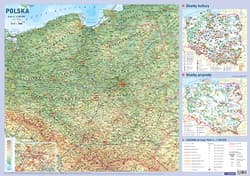 Polska. Mapa w tubie - Opracowanie Zbiorowe