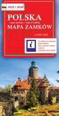 Polska mapa zamków 2025/2026 1:800 000 - Praca zbiorowa