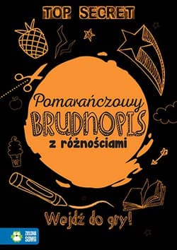 Pomarańczowy brudnopis z różnościami