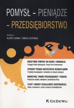 Pomysł pieniądze przedsiębiorstwo