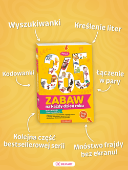 Galeria - zdjęcie nr. 3 - Ponad 365 zabaw na każdy dzień roku. Wyszukiwanki i inne łamigłówki. W 3-6 lat