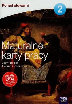 Ponad słowami 2 Język polski Maturalne karty pracy Liceum i technikum - Magdalena Lotterhoff