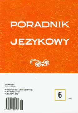 Poradnik językowy 6/2012