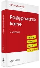Postępowanie karne. Pytania. Kazusy. Tablice... - Praca zbiorowa