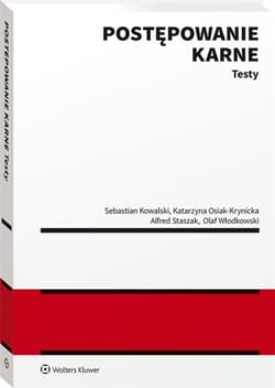 Postępowanie karne. Testy - Praca zbiorowa