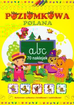 Poziomkowa polana Kolorowe zabawy z kredkami i naklejkami