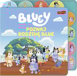 Poznaj rodzinę Blue. Bluey. Książka z registrami - Opracowanie Zbiorowe