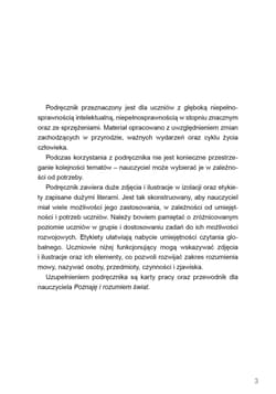 Galeria - zdjęcie nr. 2 - Poznaję i rozumiem świat Podręcznik dla uczniów z niepełnosprawnością intelektualną dla przedszkoli i zespołów rewalidacyjno-wychowawczych