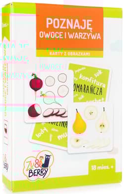 Poznaję owoce i warzywa Karty z obrazkami