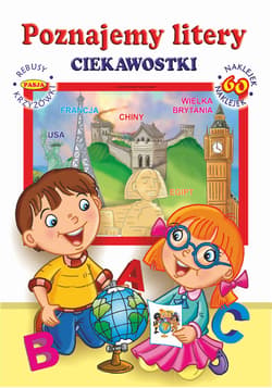 Poznajemy litery Ciekawostki Rebusy, krzyżówki 60 naklejek - Ernest Błędowski