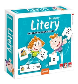 Poznajemy Litery Litery - układanka edukacyjna